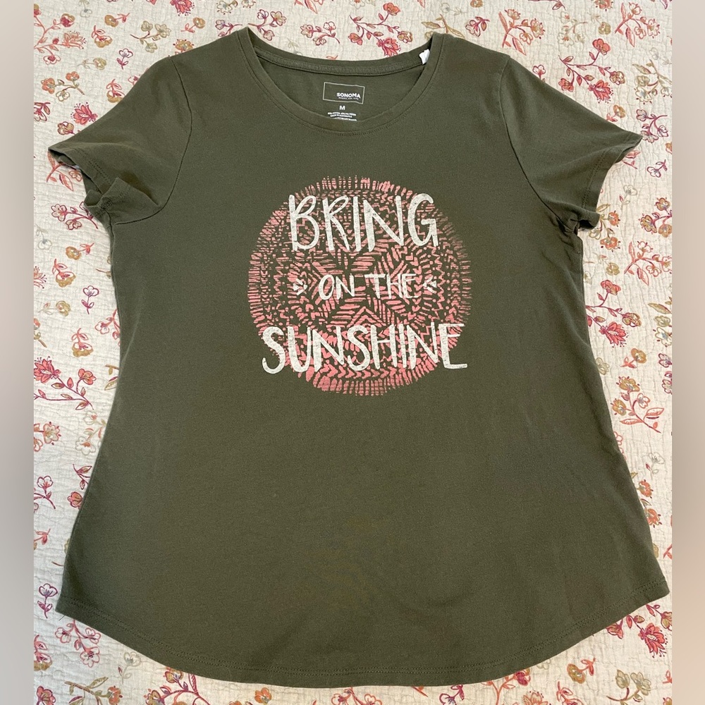 Green bring on the sunshine T-shirt